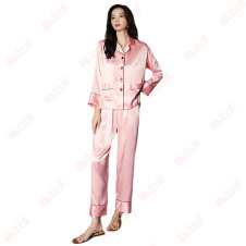 matching pajama simple natural lapel